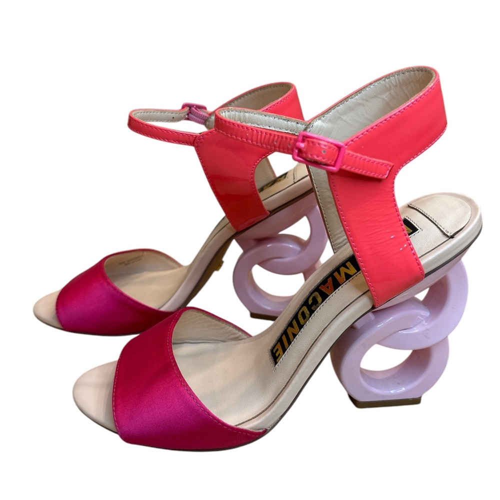 Kat Maconie Jade patent leather pink sandals size US 6 - Picture 2 of 11